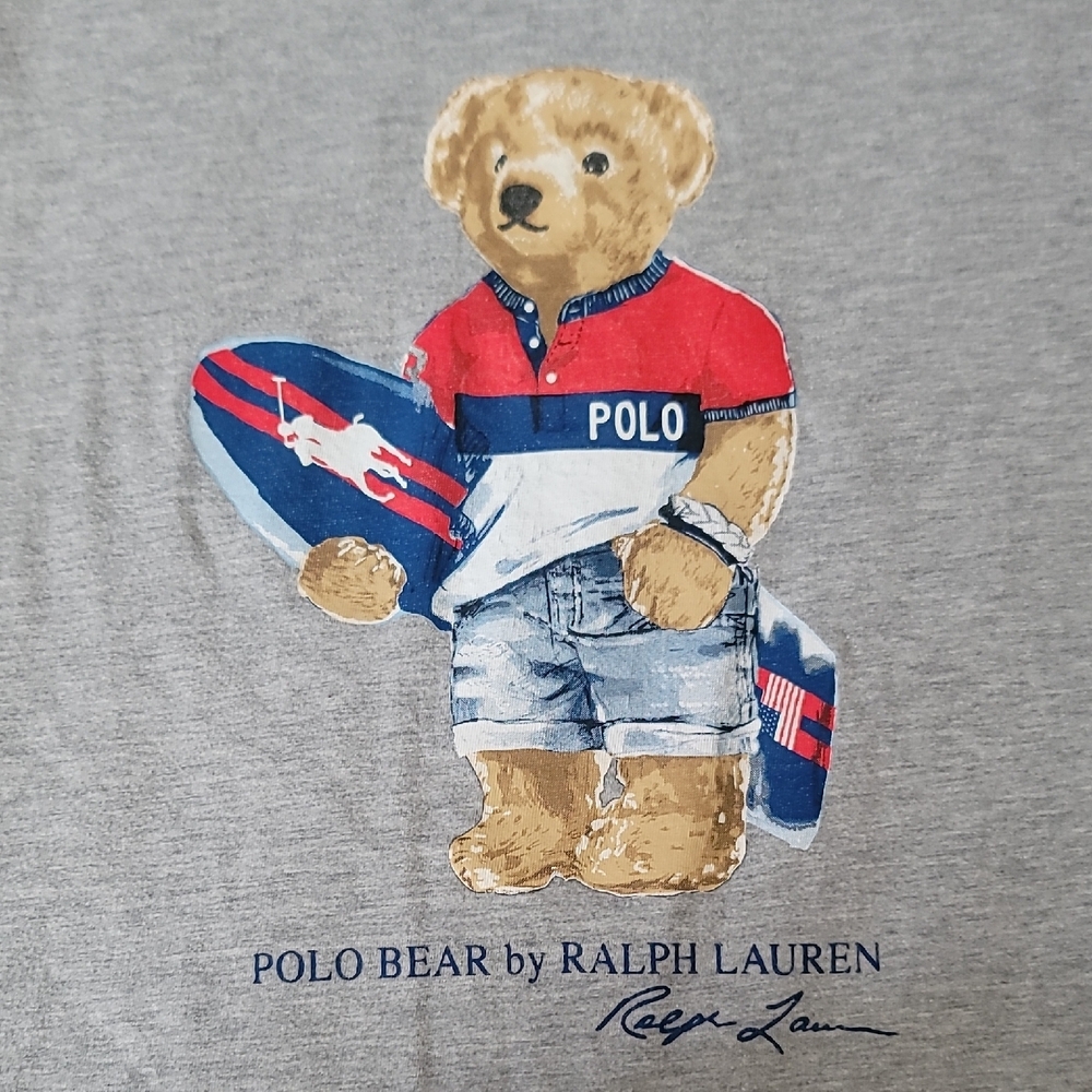 Ralph Lauren Gray Polo Shirt Classic American Style
